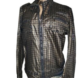 Laddishiden fashion 3301 check moto jacket XL